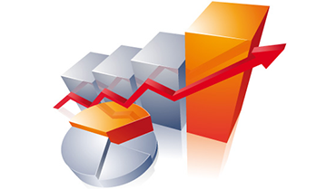 Die abstrakte Grafik zum ADABOX-Tool BPTO Brand Price Trade Off zeigt eine dreidimensionale Treppe mit einem dynamischen Pfeil.