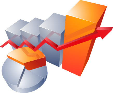 Die abstrakte Grafik zum ADABOX-Tool BPTO Brand Price Trade Off zeigt eine dreidimensionale Treppe mit einem dynamischen Pfeil.